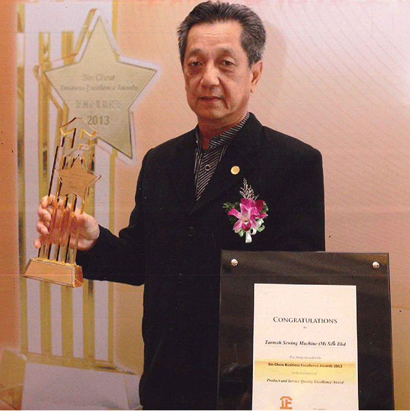 Won Sin Chew Business Excellence Award at the Category of Product and Service Quality Excellence Award.