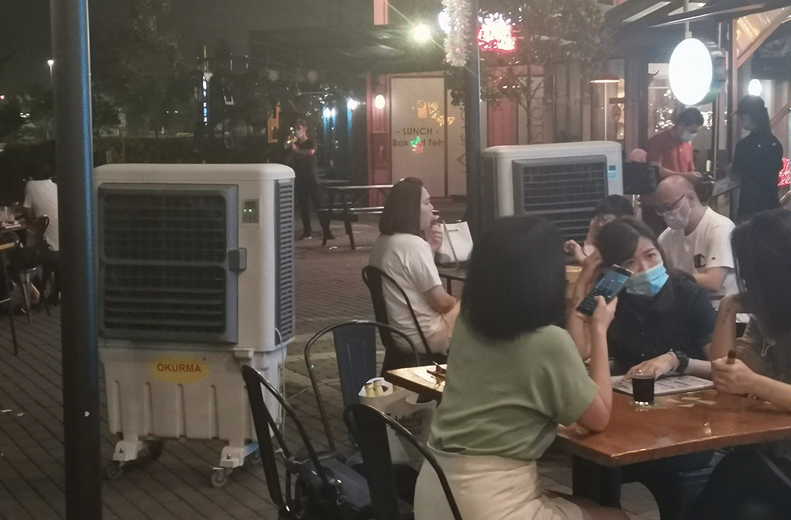Cooling machine for pub