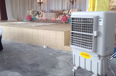 Commercial cooling machine system